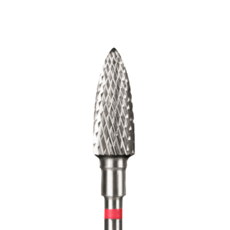 Broca de Tungstênio Tipo Chama - Staleks Pro - Vermelha - FT10R050-13.5