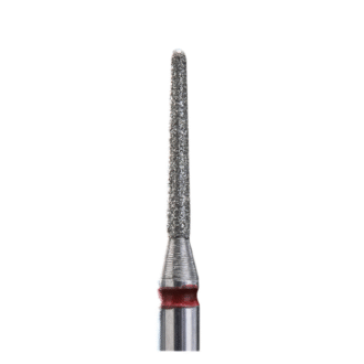 Broca Diamantada Staleks Pro, tipo Tronco 1,6mm x 8mm - Vermelha - FA70R016-10