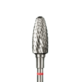 Broca de Tungstênio Tipo Milho - Staleks Pro - Vermelha - FT90R060-14