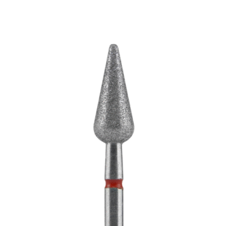 Broca Diamantada Staleks Pro Tipo Pêra Arredondada - Vermelha - FA100R050-12