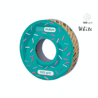 Lixa Refil em Rolo papmAm de Inserção Branca - Sem Estojo - 100 Grit - 7 metros - ATSC-100w