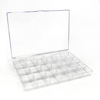 Organizador em acrílico para Pedrarias Transparente - BC-NC-021