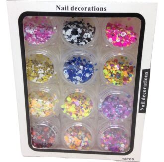 Kit Glitter Flocado Grande - 12 Frascos Sortidos - DN210