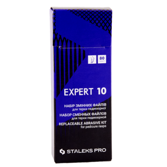 Lixa Refil para Pedicure Staleks - Grão 80 - Série Expert 10 - 30 unid. - DFE-10-80