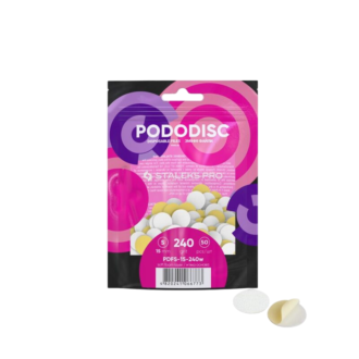 Lixa Refil Soft para Disco de Pedicure Staleks - Grão 240 (50 un) - PDFS-15-240w