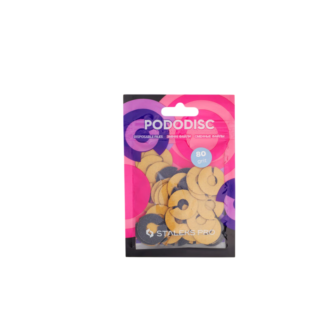 Lixa Refil Anel para Disco de Pedicure Staleks - Grão 80 - (50 unidades) - PDFR-20-80