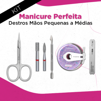 Kit Manicure Perfeita – Destros Mãos Pequenas a Médias - Staleks