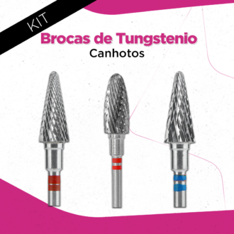 Kit Manicure Brocas de Tungstênio – Canhotos - Staleks